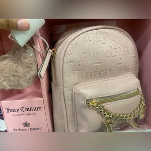 Authentic Juicy Coture mini backpack.